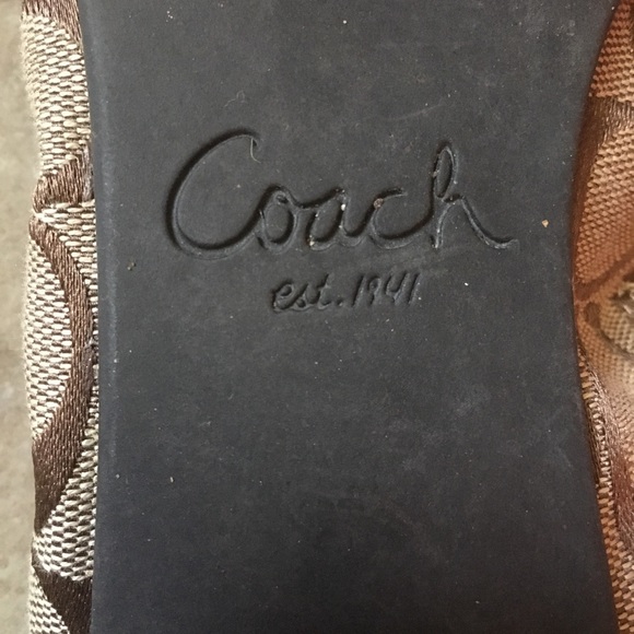 Coach New York Classic Signature Ballet Slippers - Picture 8 of 11